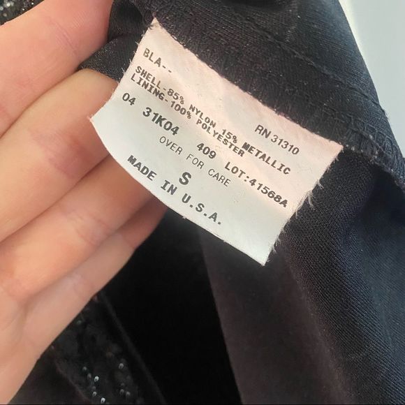 Vintage AB Studio 90s Vibes Wavy Embroidered Cross Front Tank Top Blouse - Picture 6 of 6